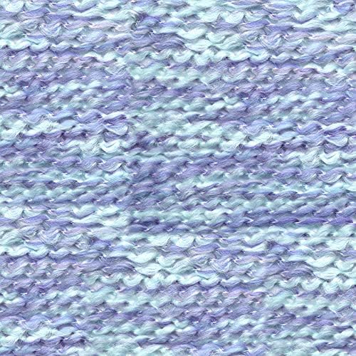 Lion Brand Yarn Homespun Yarn, Soft Bulky Yarn for Knitting, Crocheting, and Crafting, 1 pack, Waterfall