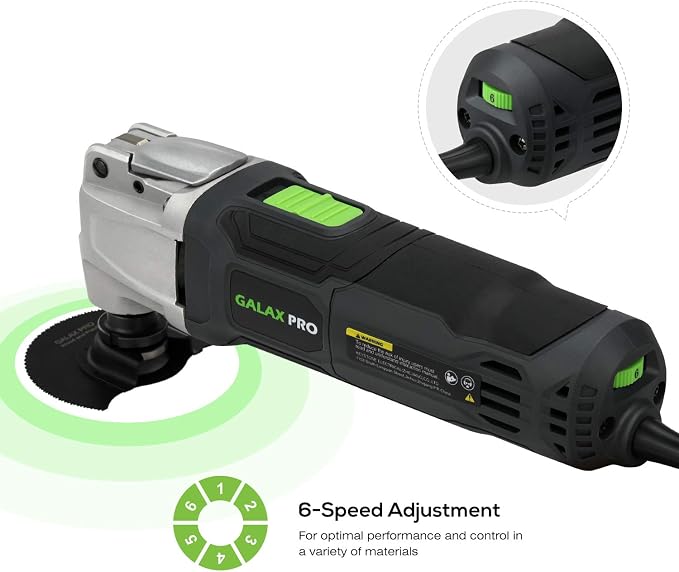 GALAX PRO Oscillating Multi-Tool Corded 2.4A, 28pcs Accessories