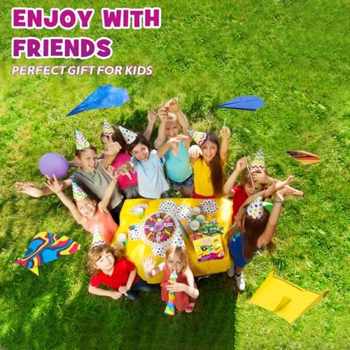 Pigipigi Kids 70 Airplane Origami Paper,Arts and Crafts for Kids Ages 5-12 | Beginners Origami Kit,Step-by-Step Guiding Book, DIY Craft Birthday Gift for Boys Girls ages 5-12