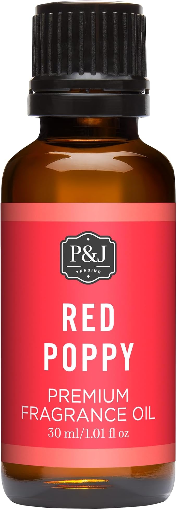 P&J Trading - Red Poppy Scented Oil 30ml - Fragrance Oil for Candle Making, Soap Making, Diffuser Oil