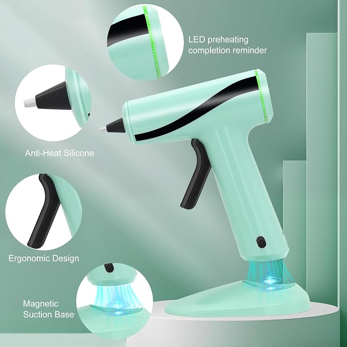 Hot Glue Gun and Sticks Set for Crafts & Home Repair