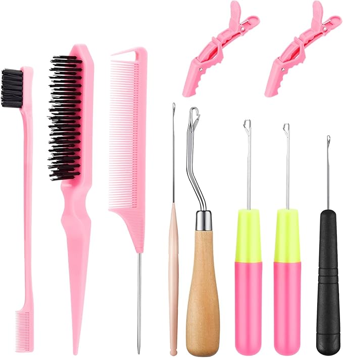 SWEET VIEW Crochet Needles for Hair