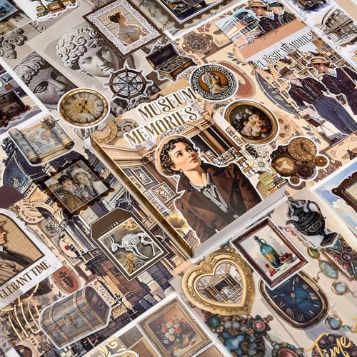 Scrapbook Supplies Kit, Vintage Junk journaling Supplies, Scrapbooking Kit