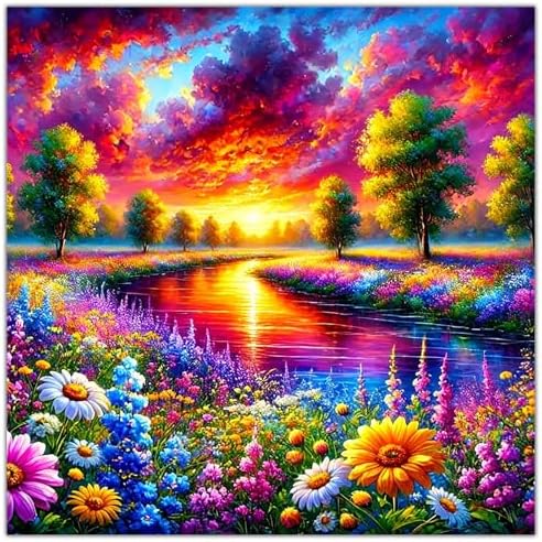 Lophomie Diamond Art Kits for Adults Landscape Diamond Painting Kits