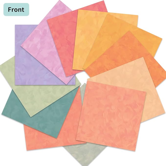 12×12 Boho Scrapbook Paper Vintage Flower Pattern Paper Pad,24 Sheets Double-Sided Bobo Floral Journaling CardStock PaperS Pad for Holiday Cardmaking DIY Scrapbooking.