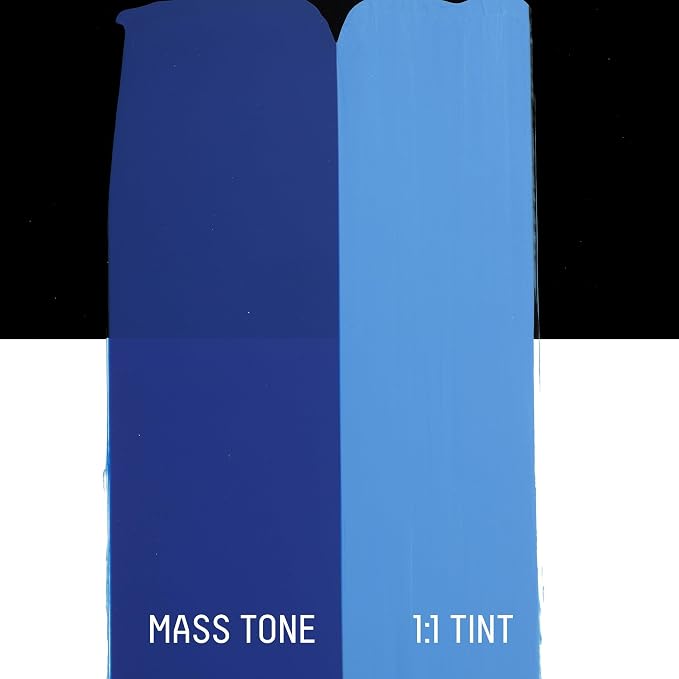 Liquitex BASICS Acrylic Paint, 4-oz Tube, Cobalt Blue Hue | Medium Viscosity, Satin Finish, Lightfast, Fine Art Pigments, Range of Opacities, Easy Blending