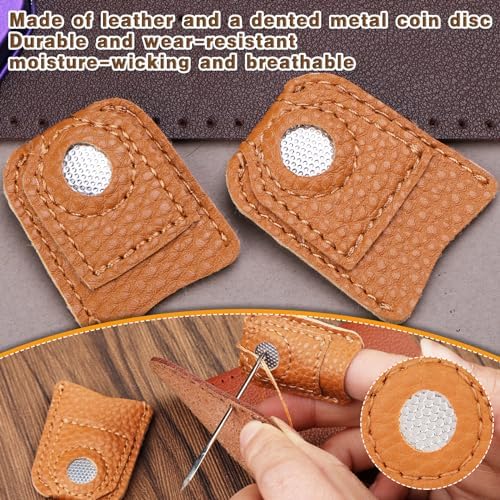 Ftyiwu Sewing Thimble, Thimble for Hand Sewing Finger Protector
