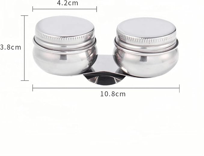 1 Set Stainless Steel Art Oil Pot with Lid Leak Proof Drum Shape Oil Pot for Artists, Students, Drawing Enthusiasts Painting | Leak-Proof Drum Shape Perfect for Artists, Students, and Painting Enthusiasts