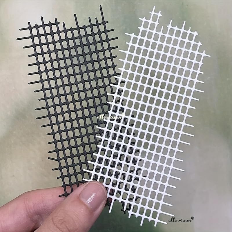 Lapoo 3D Backgrounds Frame Metal Cutting Die for Scrapbooking, New Cutting Dies DIY Album Card Making Decor Paper Craft Metal Die Cuts Party Wedding Decorations (Grid C 3.9 x 2 in)
