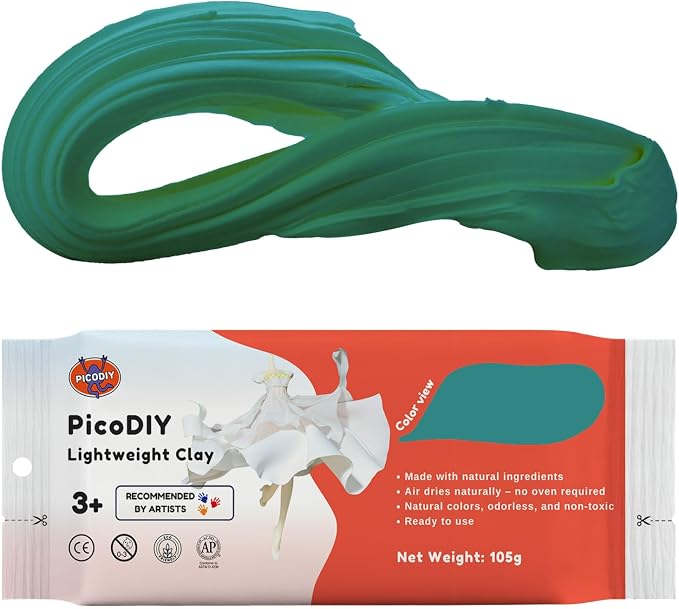Air Dry Clay Lightweight, Flexible Modeling Clay for Adults Arts and Crafts