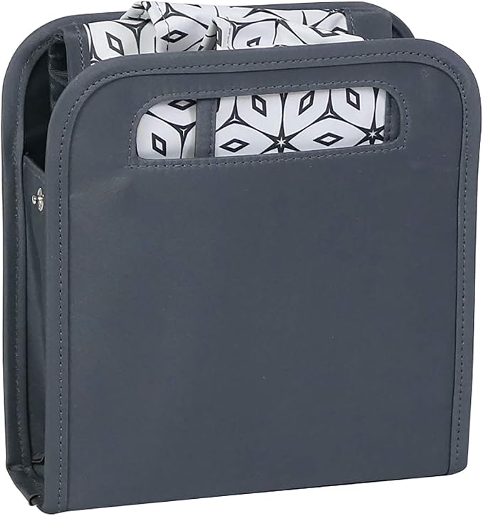 Everything Mary Desktop Organiser Grey/Cream Geometric EVM12830-3