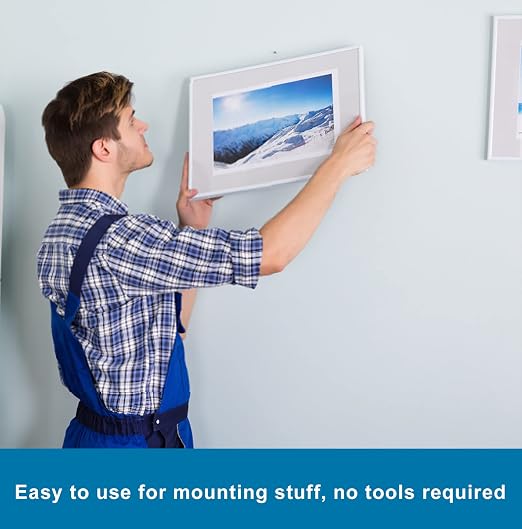 3M Double Sided Tape 1in X 9.85ft，Heavy Duty Removable Mounting Tape, Picture Hanging Adhesive Strips