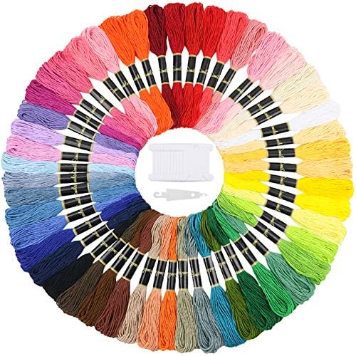 Similane Embroidery Floss 50 Skeins Cross Stitch Thread Friendship Bracelets