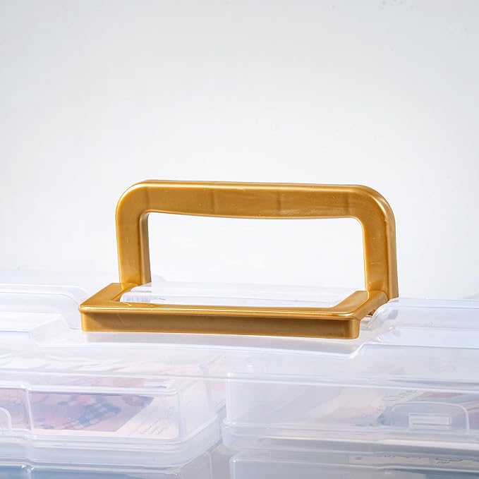 novelinks Photo Storage Box and 16 Inner 4" x 6" Photo Storage Containers