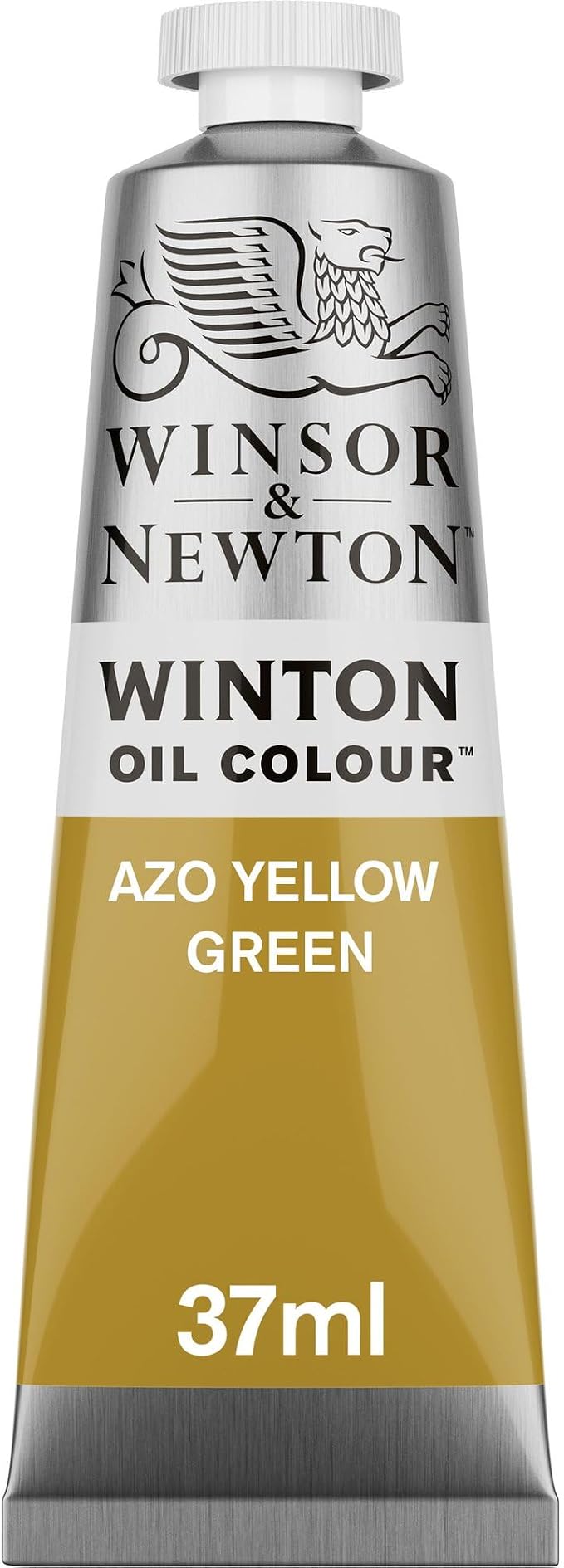 Winsor & Newton Winton Oil Color, 37ml Tube, AZO Yellow Green | High-quality pigments, Durable, Lightfast, Permanent, Uniform Consistency, Great Pigment Load