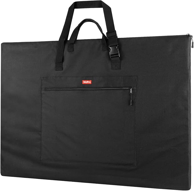 Nicpro Light Weight Art Portfolio Bag, 23x31” Waterproof Art Portfolio Case