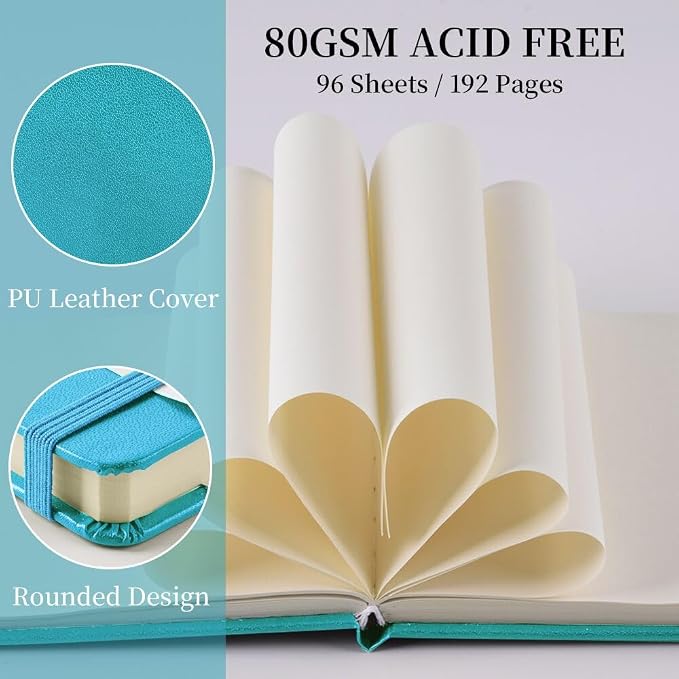 5x5 Pocket Sketch Book,80gsm Hardcover Art Sketchbook for Drawing Journal