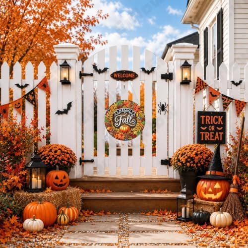 Tabszca Hello Fall Hanging Diamond Art Kits for Adults, Pendant Suncatcher