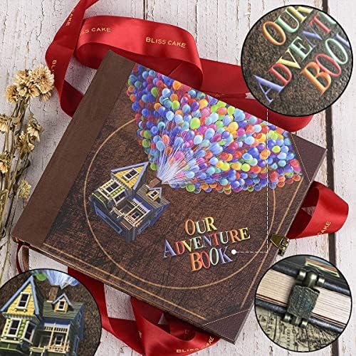 Scrapbook Photo Album Our Adventure Book Embossed Hard Cover