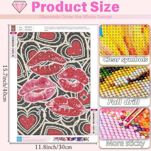 Coquette Diamond Art Kits for Adults Diamond Painting Kit for Adults