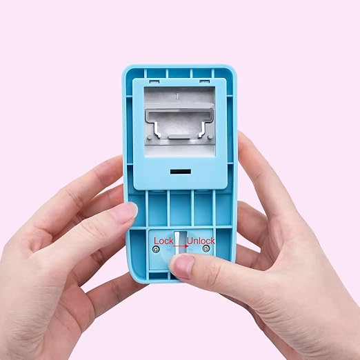 3.9x1.5cm Tab Paper Punch - File DIY Tab Maker Puncher for Notebooks Calendars, Planners, or Albums for Scrapbook Tabs, Junk Journals, Bible Tabs, December Daily, Planner Inserts, and More Projects
