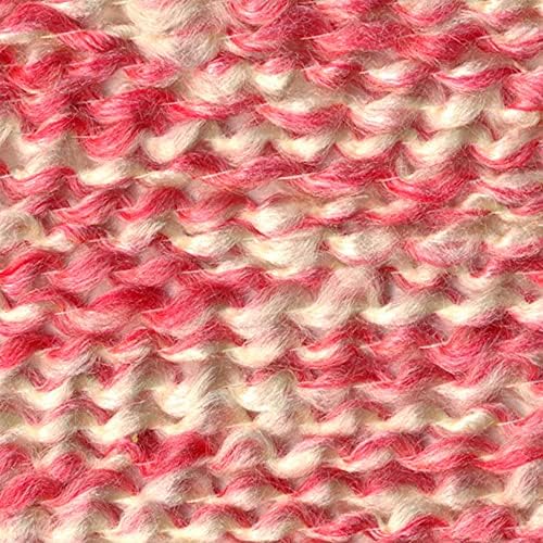 Lion Brand Yarn, Homespun Bulky Crochet Yarn, Parfait, Pink, 3 Pack