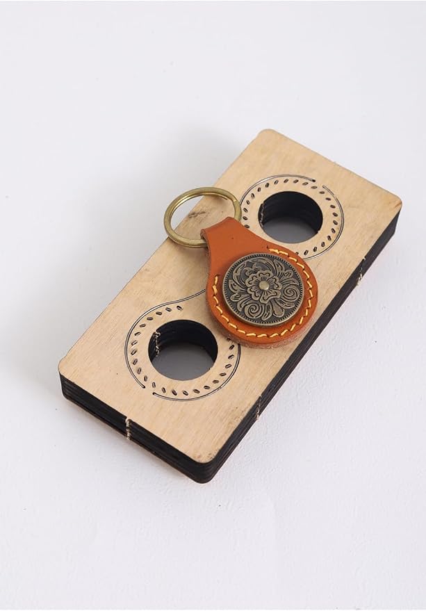 Leather Cutting Die,Leather Keychains Cutting Mold for DIY Leather Crafts (Style1)