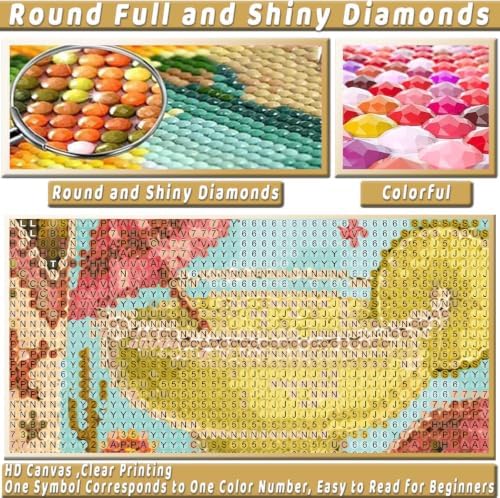 Cocktail Diamond Art Kits for Adults Diamond Painting Kit for Beginner