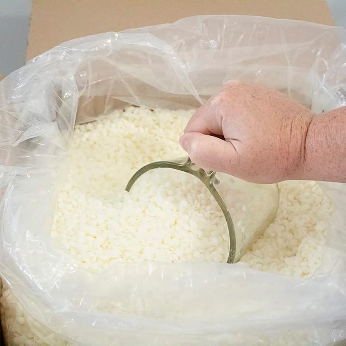 American Soy Organics Freedom Coconut Soy Wax Beads, Candle Wax, 25 lbs | DIY Candle Making Supplies Ideal for Container Candles, Tealights & Wax Melts, Paraffin-Free, Beeswax-Free, Microwavable