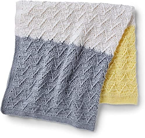 Bernat Softee Baby Yarn for Crocheting Soft, Denim Marl, 3-Pack