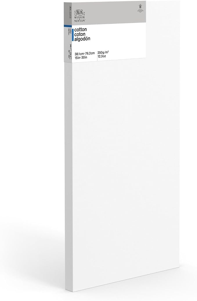 Winsor & Newton Classic Cotton Canvas, 15" x 30" Deep Edge