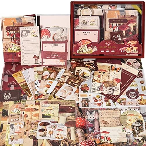 Scrapbook Supplies Kit, Vintage Junk journaling Supplies, Scrapbooking Kit