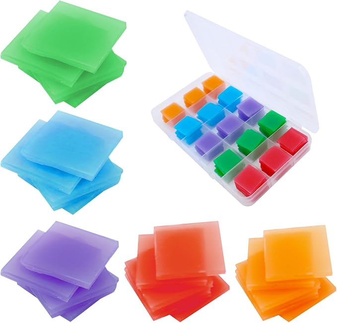 120PCS Diamond Painting Glue Clay, Colorful Clay Wax Painting Tool DIY Diamond Art Accessories and Tools for Embroidery Accessories,2 x 2cm(5 Colors) (Multicoloured)