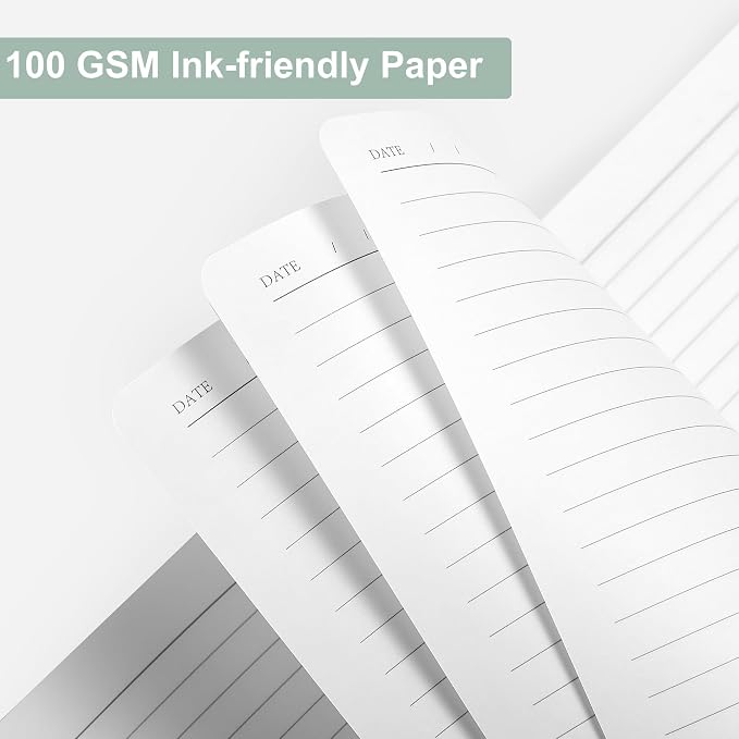 CAGIE Journal Notebook for Women Men Leather Journaling Notebooks Diary A5