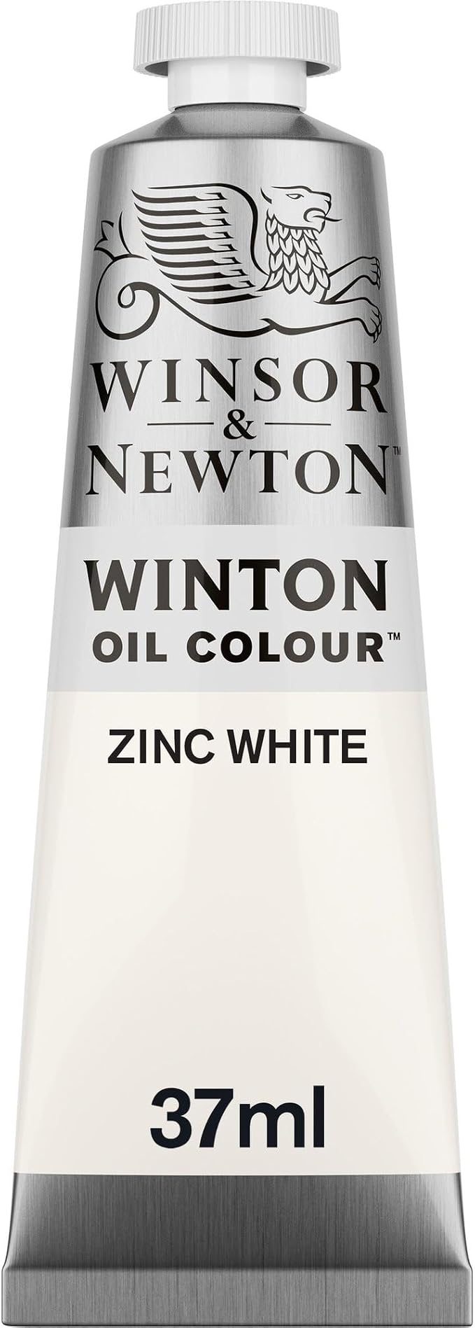 Winsor & Newton Winton Oil Color, 37ml Tube, Zinc White | High-quality pigments, Durable, Lightfast, Permanent, Uniform Consistency, Great Pigment Load