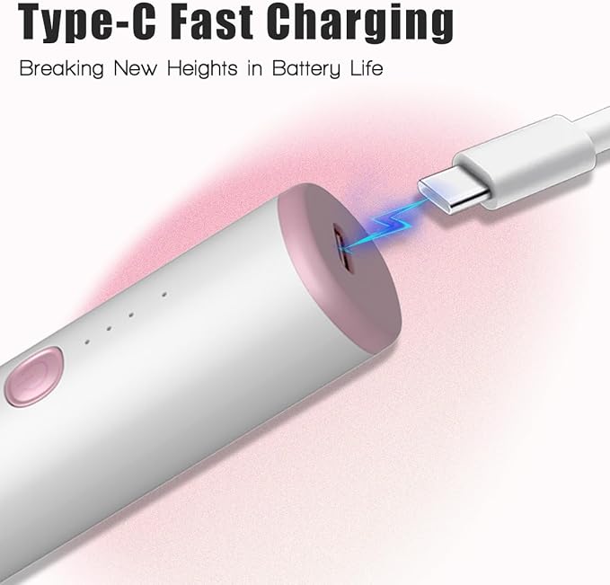 Electric Diamond Painting Pen, Cordless Vacuum Diamond Art Pen Low-Noise, Wax-Free, 3-Speed Adjustable, Rechargeable, Lightweight, Long-Lasting Electric Pen for Diamond Painting Accessories and Tools
