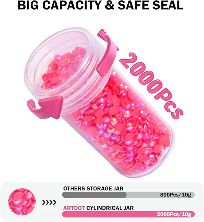 Diamond Art Storage, 2Pack 120 Bottle,Diamond Painting Storage Accessories Organizer Storage Case Containers (Beads not Included)