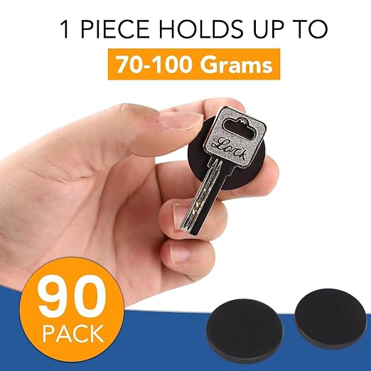 DIYMAG Magnets with Adhesive Backing, 90P Flexible Fridge Magnetic Dots