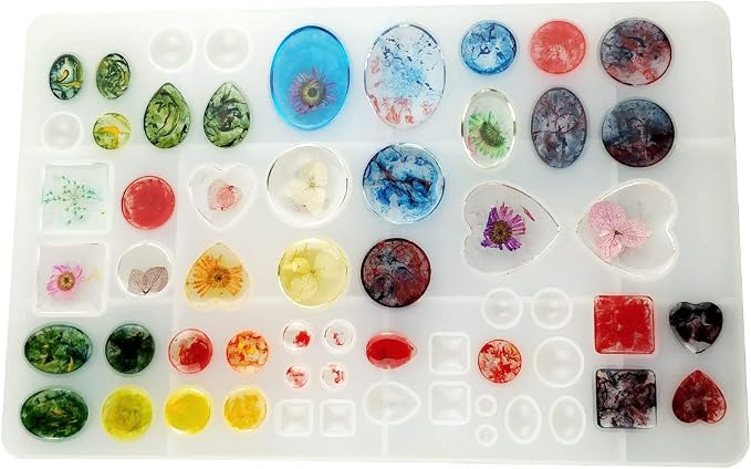 yuntop Jewelry Casting Molds,Gem Jewelry Silicone Casting Mold