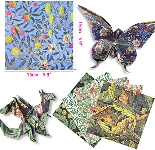 Origami Paper 6x6" Double Sided 50 Sheets 10 Colors Origami Kit,Craft Paper