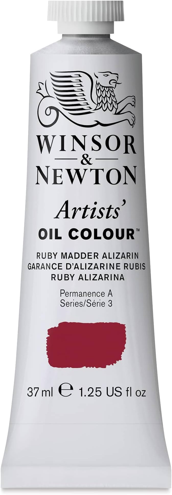 Winsor & Newton Artists' Oil Paint, 37ml Tube, Ruby Madder Alizarin