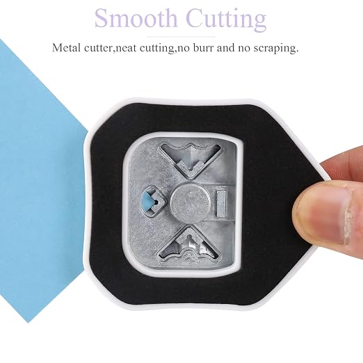 3 Way Beauty Shape Corner Punch, 3 in 1 Corner Paper Punch for Paper Crafts, Laminate, Cardstock, Business Card, DIY Projects, Photo, Card Making and Scrapbooking