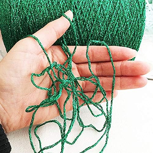 100gram DIY Green Lurex Thread Shining Yarn Glitter Sparkle Yarn Metal Yarn DIY Fancy Sparkle Yarn Crochet Knitting Sweater Scarf Bag Yarn Accessory Yarn