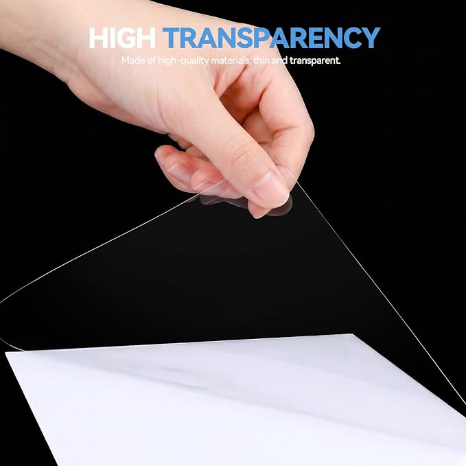36 Sheets Transparent Laminate Sheets Self Adhesive Laminating Sheets