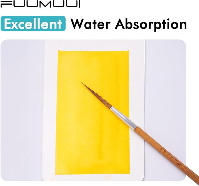 Fuumuui 40 Cards Watercolor Postcards Blank 4 x 6 inch, 140lb/300gsm, 100% Cotton Cold-Pressed Art Paper for Painting, DIY, Mailing, Invitations, Greeting Cards