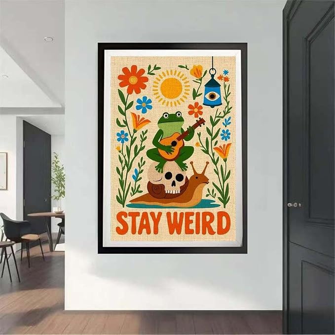 OJTOYART Animals Diamond Art Kits for Adults, 5D Frog Diamond Painting Kits for Beginners,DIY Round Full Drill Diamond Dots Craft Kits for Home Wall Decor 12 x 16 inch