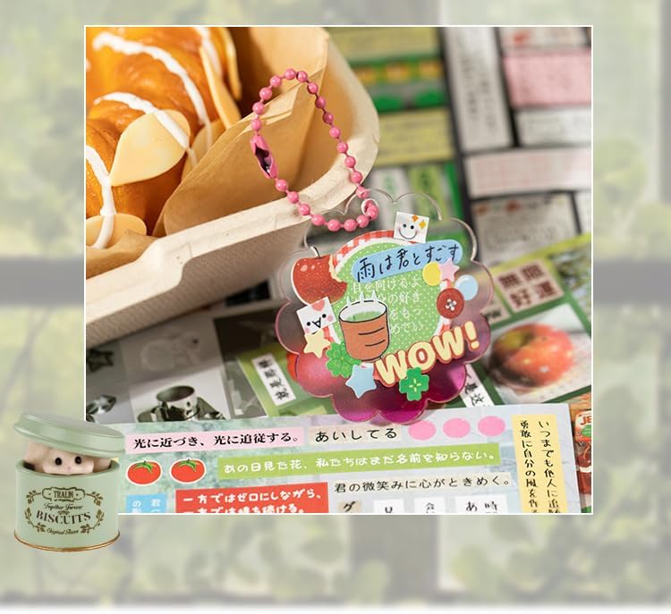 Japanese Sticker Book,30 Sheets Cute Stickers DIY Notebook Decoration