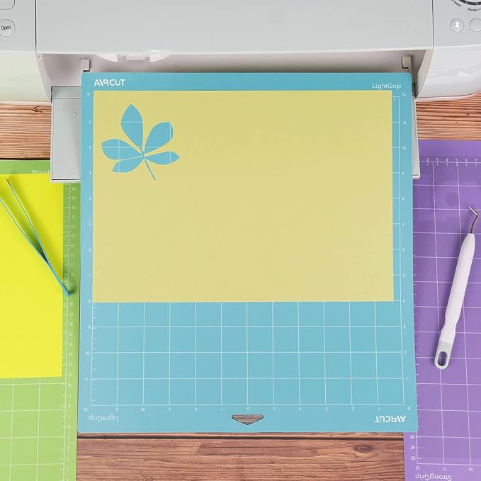 AIRCUT Cutting Mat for Cricut Maker and Explore Series, Blue Grip Mats
