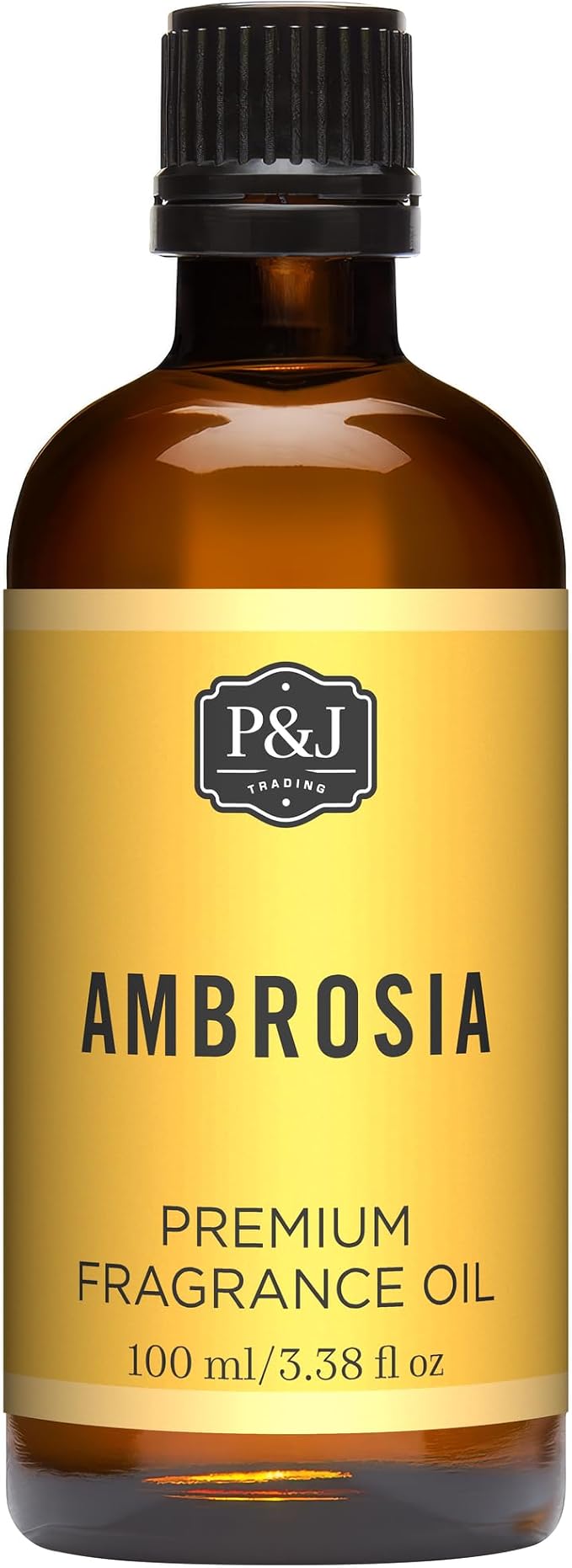 P&J Trading - Ambrosia Scented Oil 100ml - Fragrance Oil for Candle Making, Soap Making, Diffuser Oil