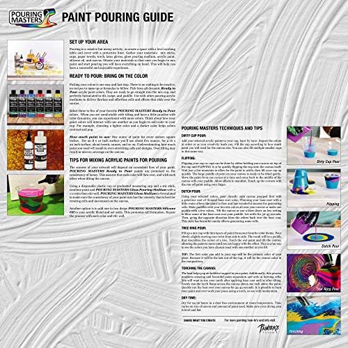 Pouring Masters 16-Color Ready-to-Pour Acrylic Pouring Paint Set